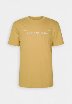 TOM TAILOR DENIMT-shirt Med Print - Brown Rice -Tom Tailor Denim Försäljning 0670fe339bcb497f90c986aa97292294 scaled