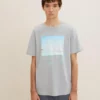 TOM TAILOR DENIMMIT FOTOPRINT  - T-shirt Med Print - Explicit Grey -Tom Tailor Denim Försäljning 2132f47edaa7486c847ac136eaff733e