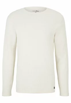 TOM TAILOR DENIMZIGZAG STRUCTURED CREWNECK - Stickad Tröja - Oat Milk Melange 11 TOM TAILOR DENIMZIGZAG STRUCTURED CREWNECK - Stickad Tröja - Oat Milk Melange -Tom Tailor Denim Försäljning 275085e3234d40d49795349a5388bef6