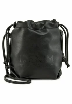 TOM TAILOR DENIMMIT KORDELZUGVERSCHLUSS - Axelremsväska - Schwarz Black