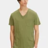 TOM TAILOR DENIMBRUSTTASCHEÂ - T-shirt - Bas - Felt Green -Tom Tailor Denim Försäljning 3db61cf45bff4e159cd83eaa1169624a