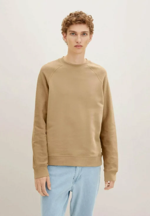 TOM TAILOR DENIMDENIM STRICK - Stickad Tröja - Splashed Clay Beige -Tom Tailor Denim Försäljning 5b586483ef4f4c8d901e8869427b3cc1