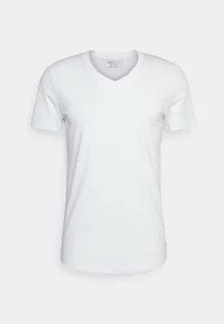 TOM TAILOR DENIMV-NECK - T-shirt - Bas - White -Tom Tailor Denim Försäljning 6bbc18ca6cd4490eb99fa35537dc115a scaled