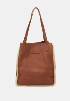 TOM TAILOR DENIMARONA SHOPPER NO ZIP - Shoppingväska - Cognac