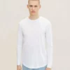 TOM TAILOR DENIMLANGARM - Långärmad Tröja - White -Tom Tailor Denim Försäljning aac178eab55a41b59a84cee630024824