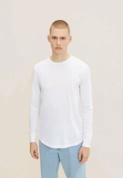 TOM TAILOR DENIMLANGARM - Långärmad Tröja - White