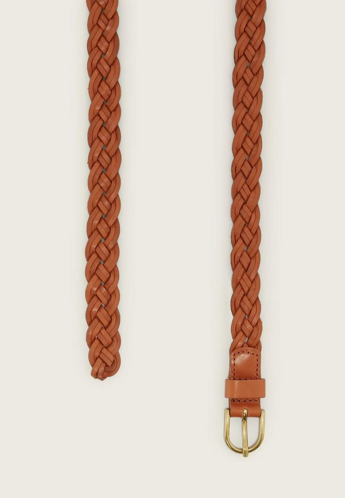 TOM TAILOR DENIMLAURA - Flätat Skärp - Light Brown Uni 4 TOM TAILOR DENIMLAURA - Flätat Skärp - Light Brown Uni - Bild 2