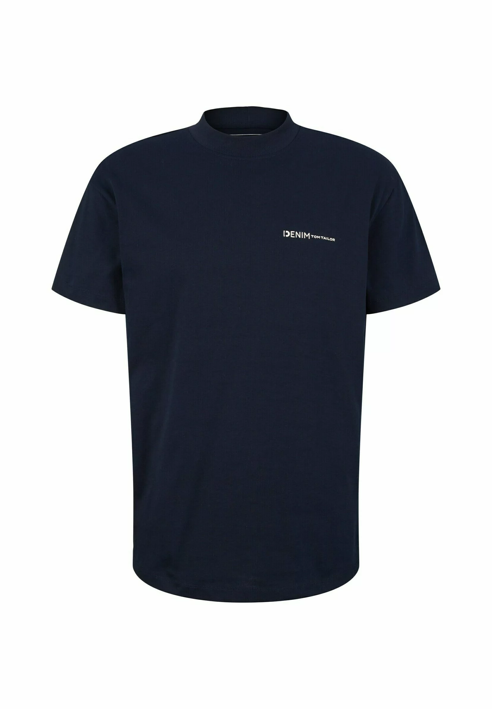 TOM TAILOR DENIMMIT RIPPKRAGEN - T-shirt - Bas - Sky Captain Blue 3 TOM TAILOR DENIMMIT RIPPKRAGEN - T-shirt - Bas - Sky Captain Blue