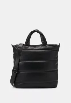 TOM TAILOR DENIMEVE ZIP SHOPPER M - Shoppingväska - Black